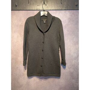 A. Gianetti 100% Merino wool academia button-down cardigan medium